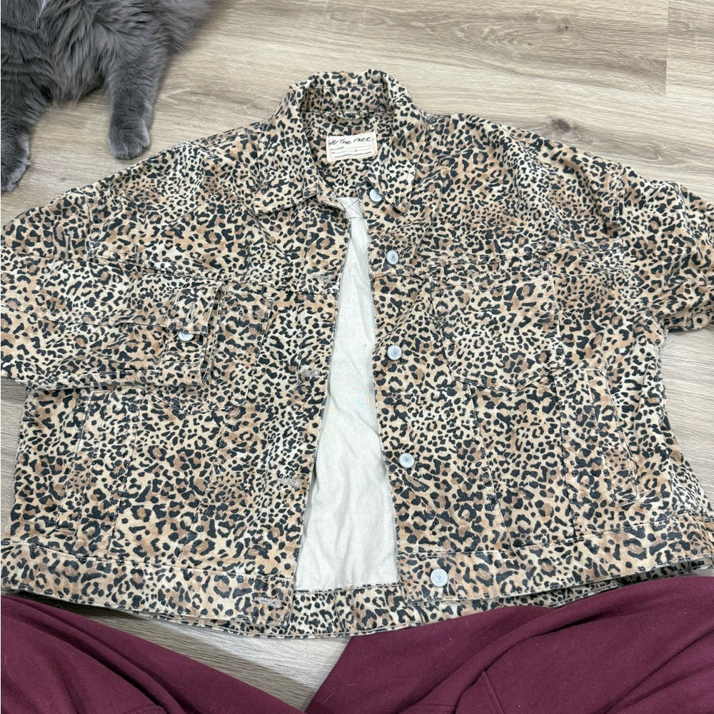 We The Free Animal Print Jacket